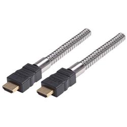 具有以太网功能的金属铠装HDMI 线缆，公头/公头，1.0m的图片